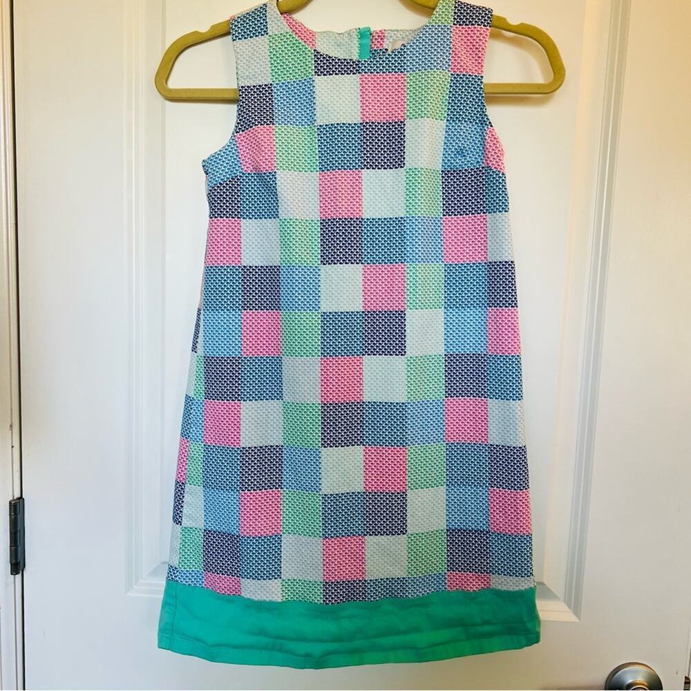 Vineyard Vines Whale Print Patchwork Sleeveless Shift Dress